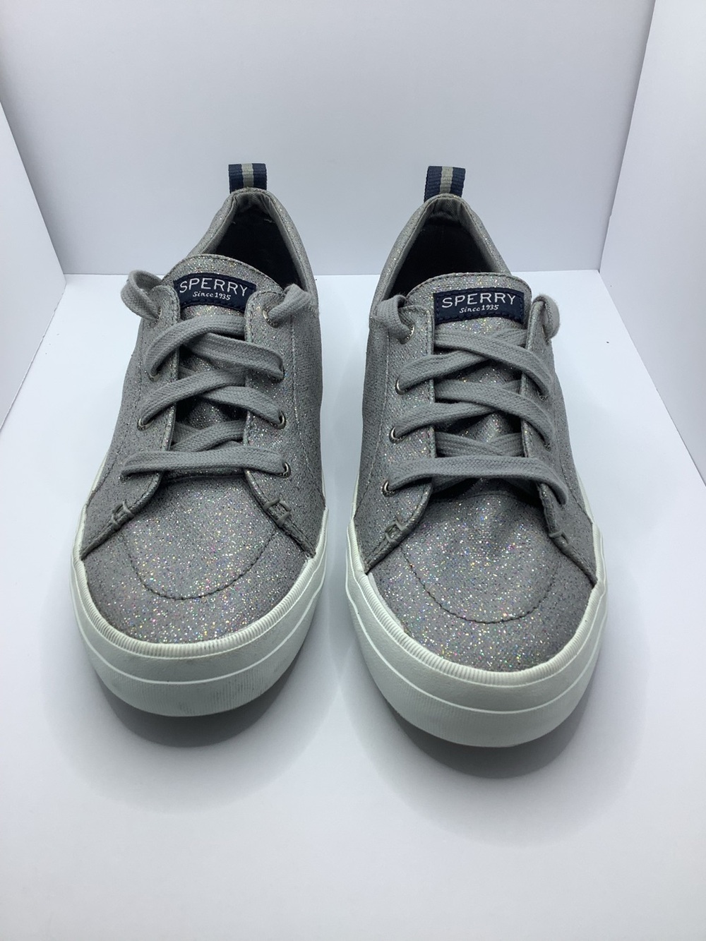 Sperry Top-Sider Crest Vibe Glitter Confetti Sparkle Comfort Memory FoamSneakers